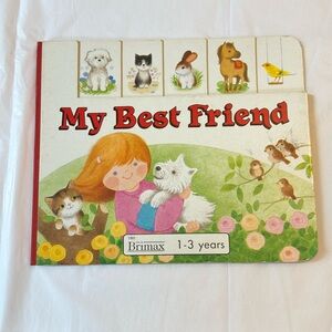 COPY - 🎁5/10.00🎁 My Best Friend, Brimax Board book, name inside cover